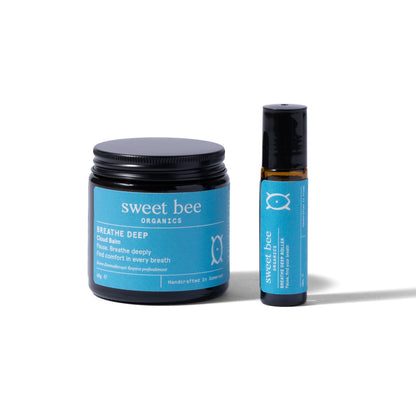 Breathe Deep Cloud Balm and Breathe Deep Roller together